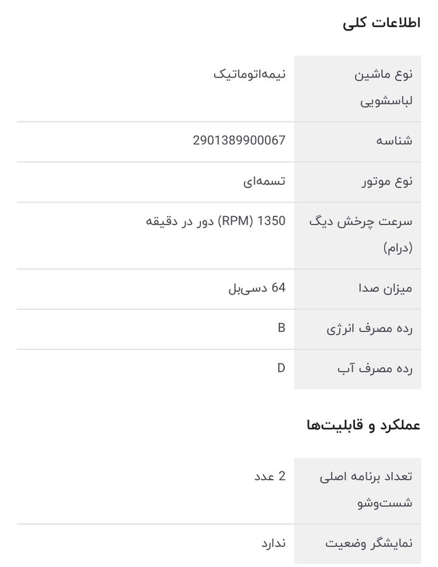 ماشین لباسشویی فریدولین مخصوص شستن پتو و ملحفه ده کیلویی